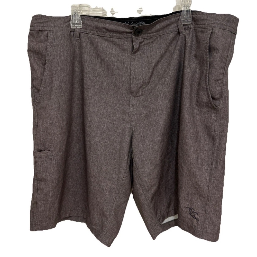 Da Hui Mens Brown Golf Shorts 40